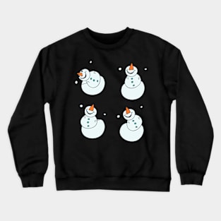 Cute Joyful Snowmen Crewneck Sweatshirt